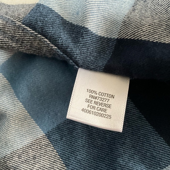 VtG Denim Shirt “Sonoma”unisex,Blue Chechered With “Logo PearL Larger Beer”S - Picture 9 of 10